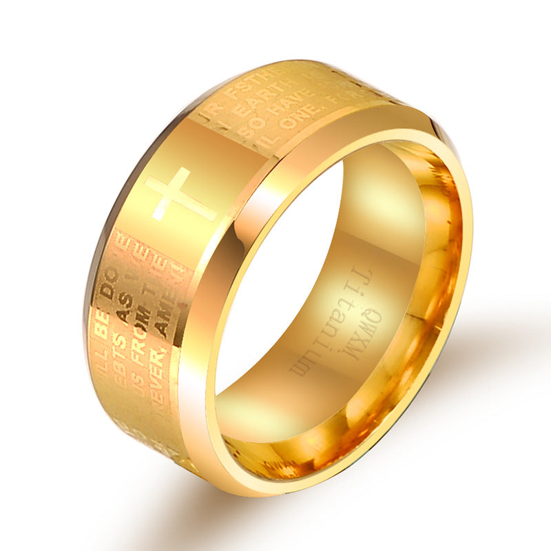 Dazzling Design by DD Ring OUR FATHER