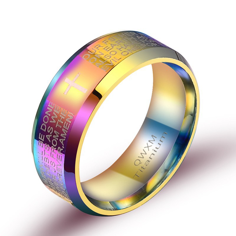 Dazzling Design by DD Ring OUR FATHER