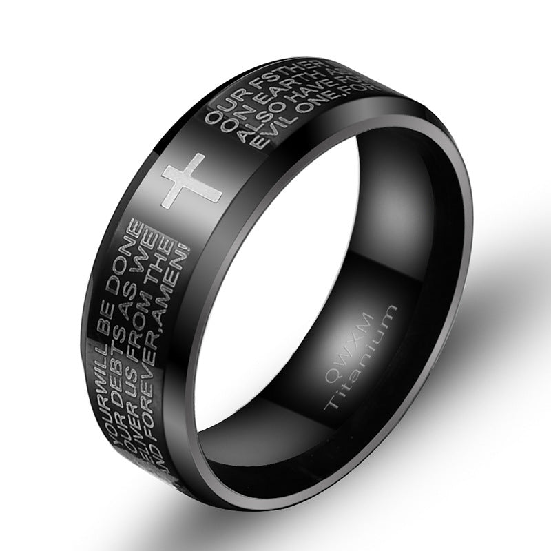 Dazzling Design by DD Ring OUR FATHER