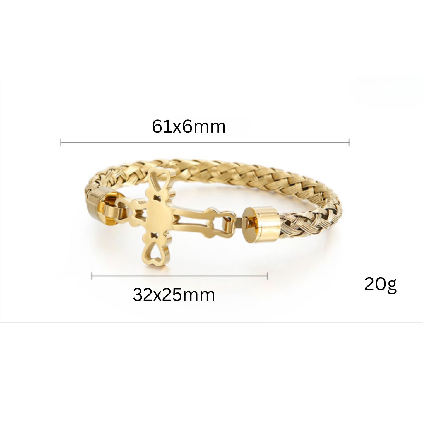 Dazzling Design by DD Titanstahl Armreif SALOME