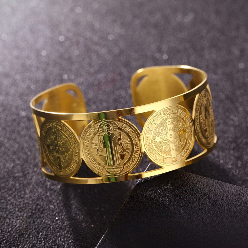 Dazzling Design by DD Titanstahl Armreif MARIA