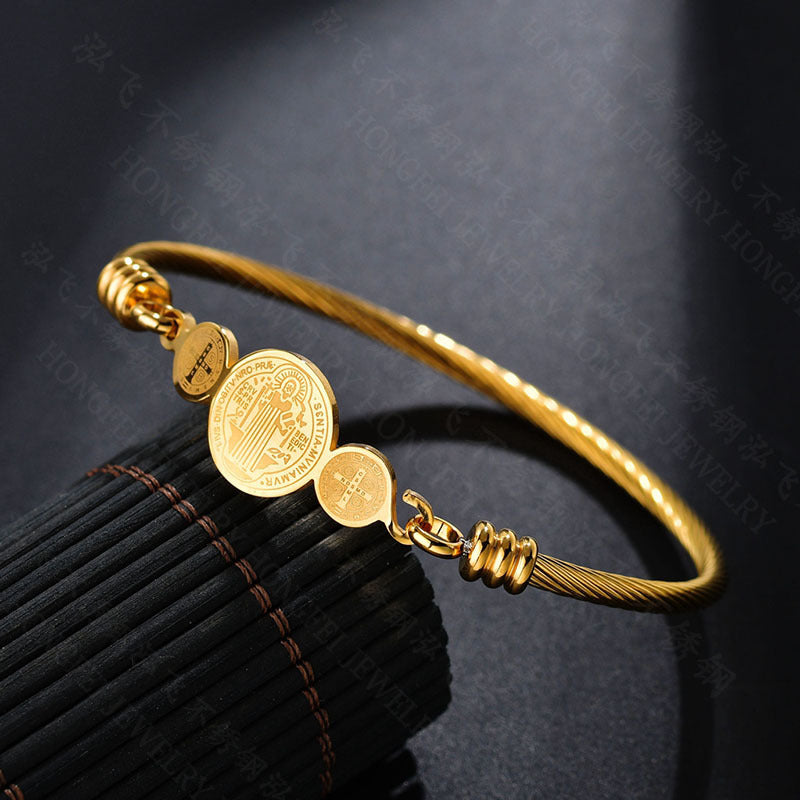 Dazzling Design by DD Titanstahl Armreif HULDAH