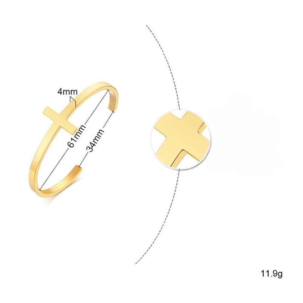 Dazzling Design by DD Titanstahl Armreif AHINOAM