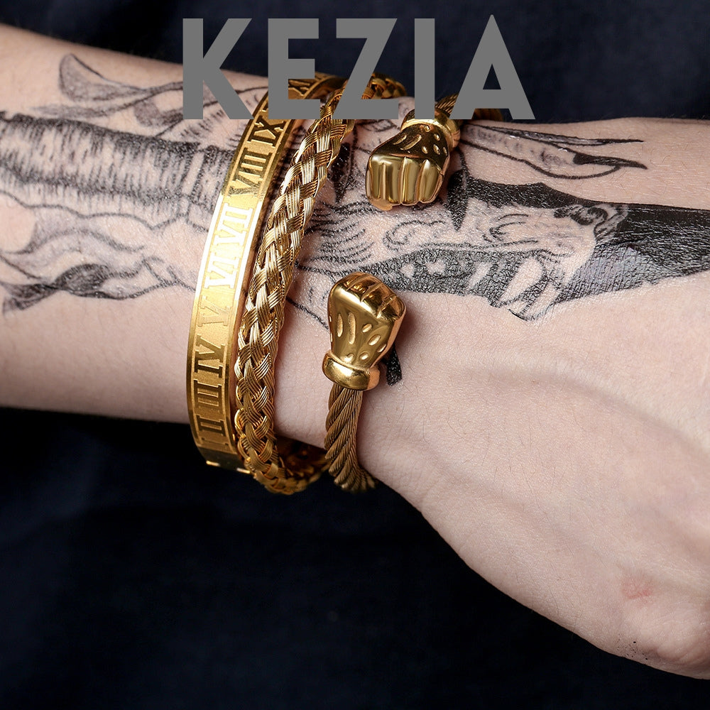 Dazzling Design by DD Titanstahl Armreif KEZIA