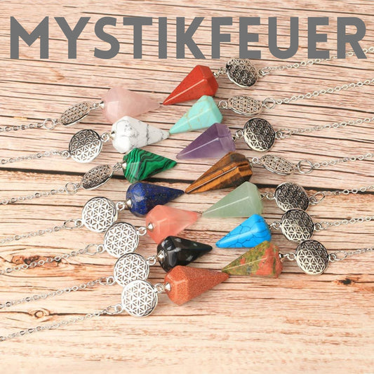 Dazzling Design by DD Edelstein-Pendel MYSTIKFEUER