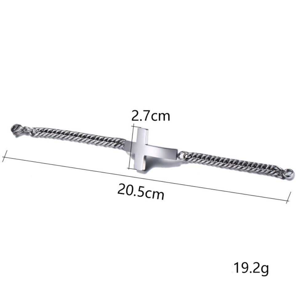 Dazzling Design by DD Titanstahl Armband REHAB