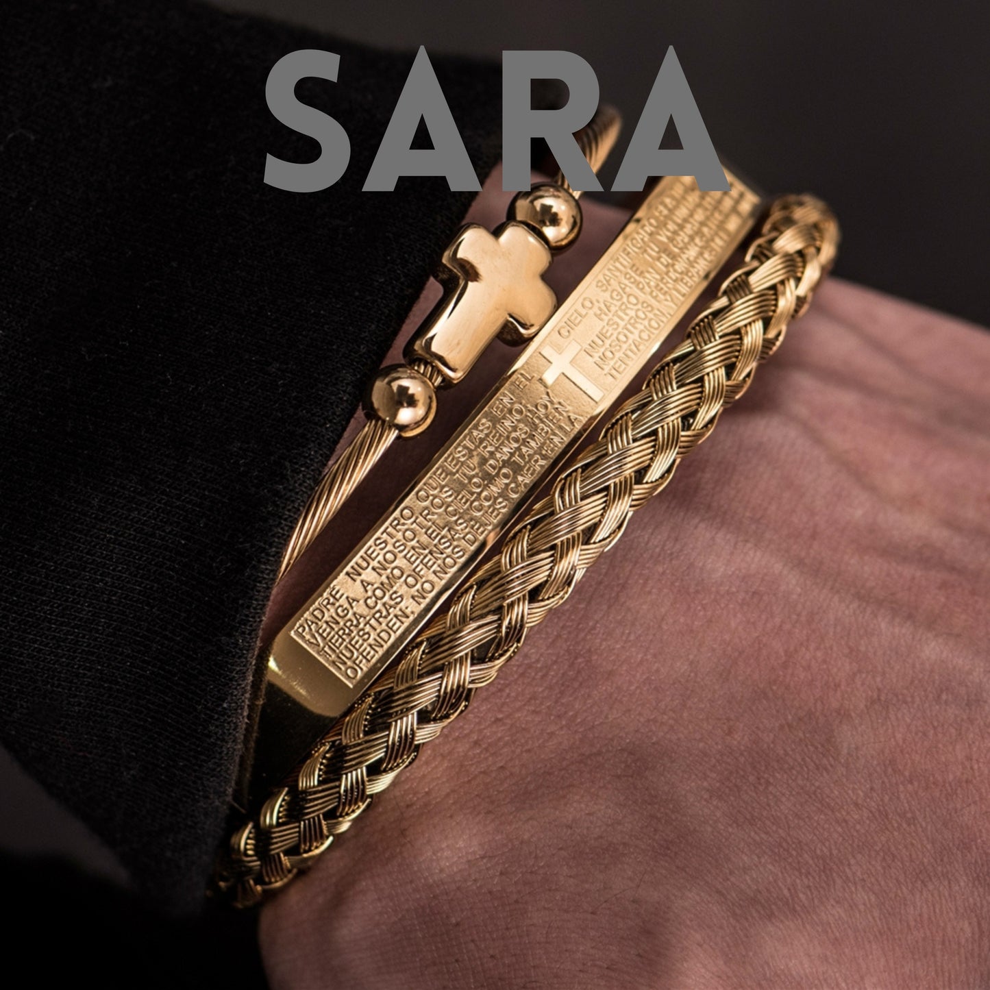 Dazzling Design by DD Titanstahl Armreif SARA