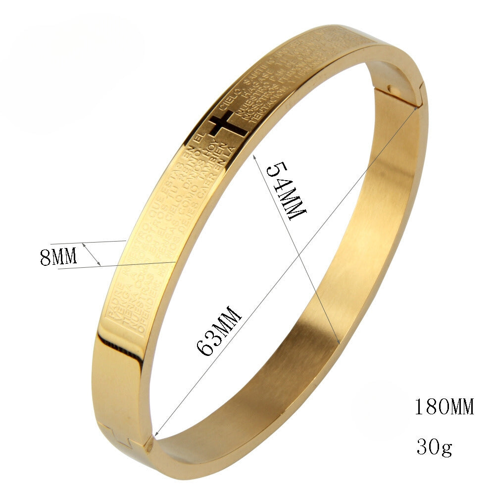 Dazzling Design by DD Titanstahl Armreif TIRZAH