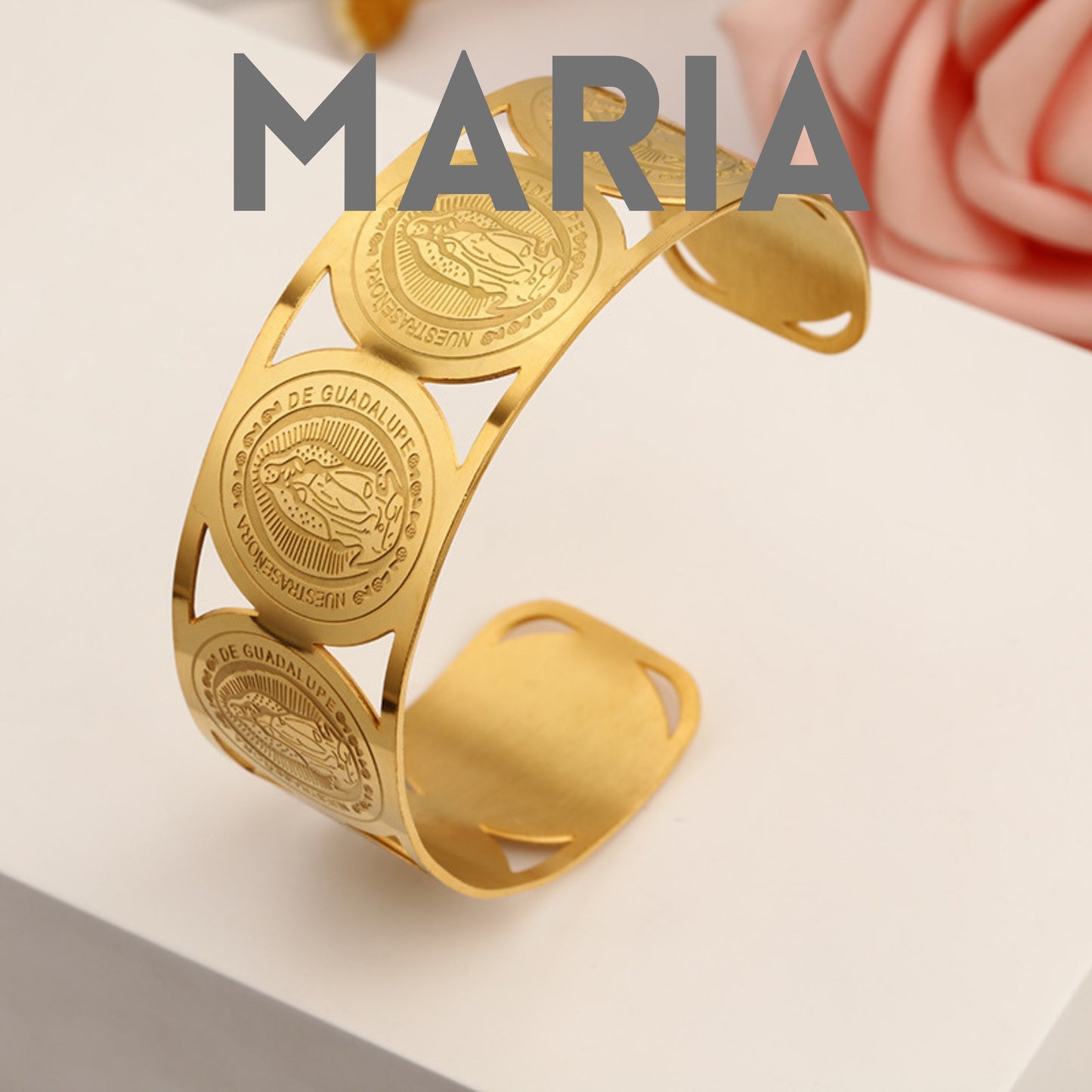 Dazzling Design by DD Titanstahl Armreif MARIA