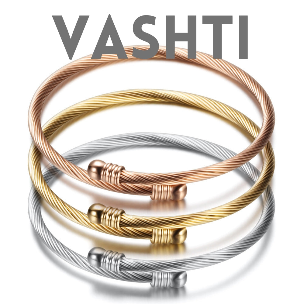 Dazzling Design by DD Titanstahl Armreif VASHTI