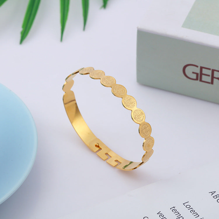 Dazzling Design by DD Titanstahl Armreif MERAB